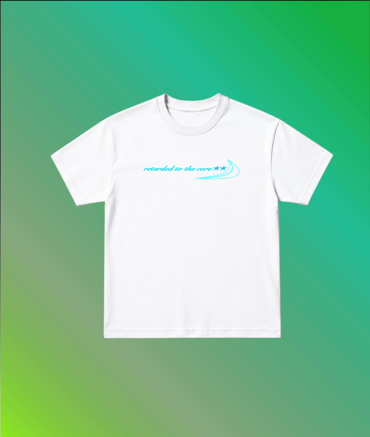Retarded to the core ( Unisex Oversized Standard T-Shirt )