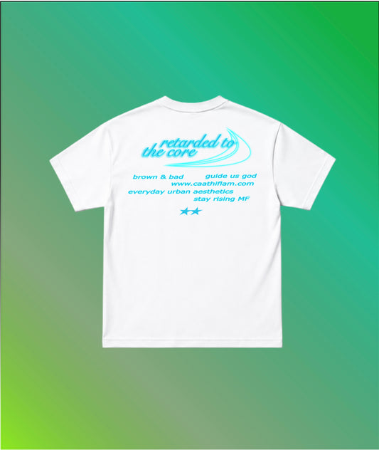 Retarded to the core ( Unisex Oversized Standard T-Shirt )