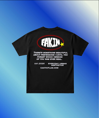 Fakin ( Unisex Oversized Standard T-Shirt )