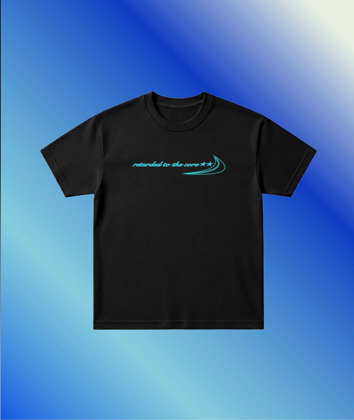 Retarded to the core ( Unisex Oversized Standard T-Shirt )