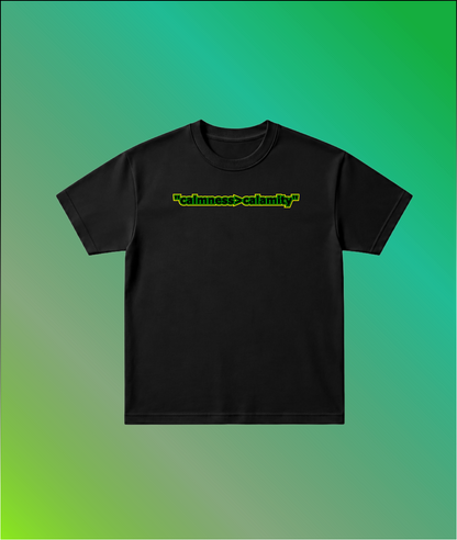 Calmness>calamity ( Unisex Oversized Standard T-Shirt )